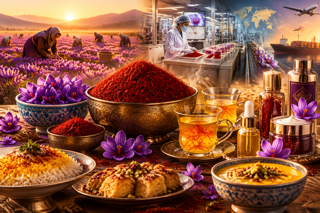 کاربردهای شگفتانگیز زعفران در ایران و جهان؛ از آشپزی اصیل تا صنایع مدرن