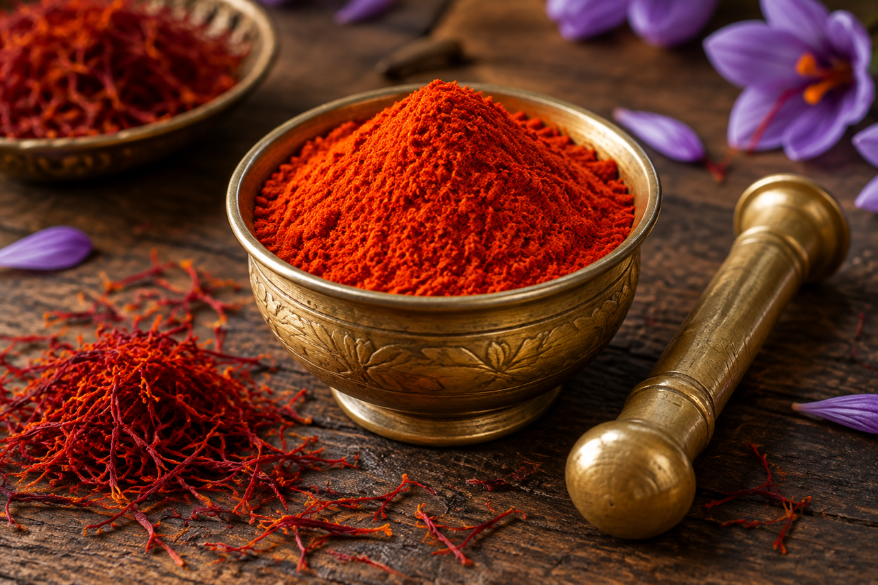 راهنمای جامع پودر زعفران؛ از خواص شگفت‌انگیز و کاربردها تا تشخیص پودر اصل از تقلبی